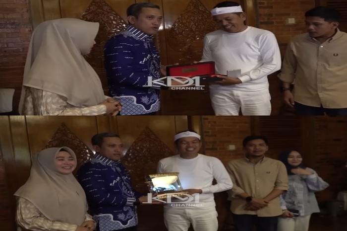 Gubernur Jawa Barat Dedi Mulyadi bersama dengan Bupati dan wakil Bupati Jeneponto.