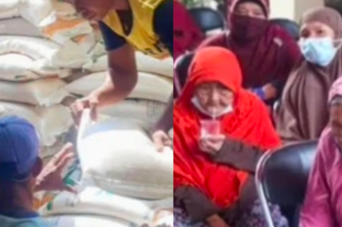 Ilustrasi penyaluran beras ke KPM
