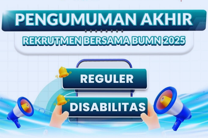 Pengumuman hasil akhir rekrutmen bersama BUMN 2025.