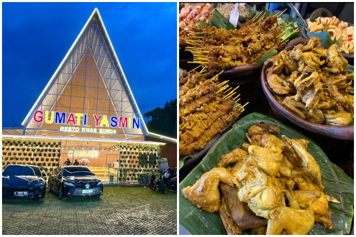 Gumati Yasmin, restauran khas sunda yang memiliki menu komplit.