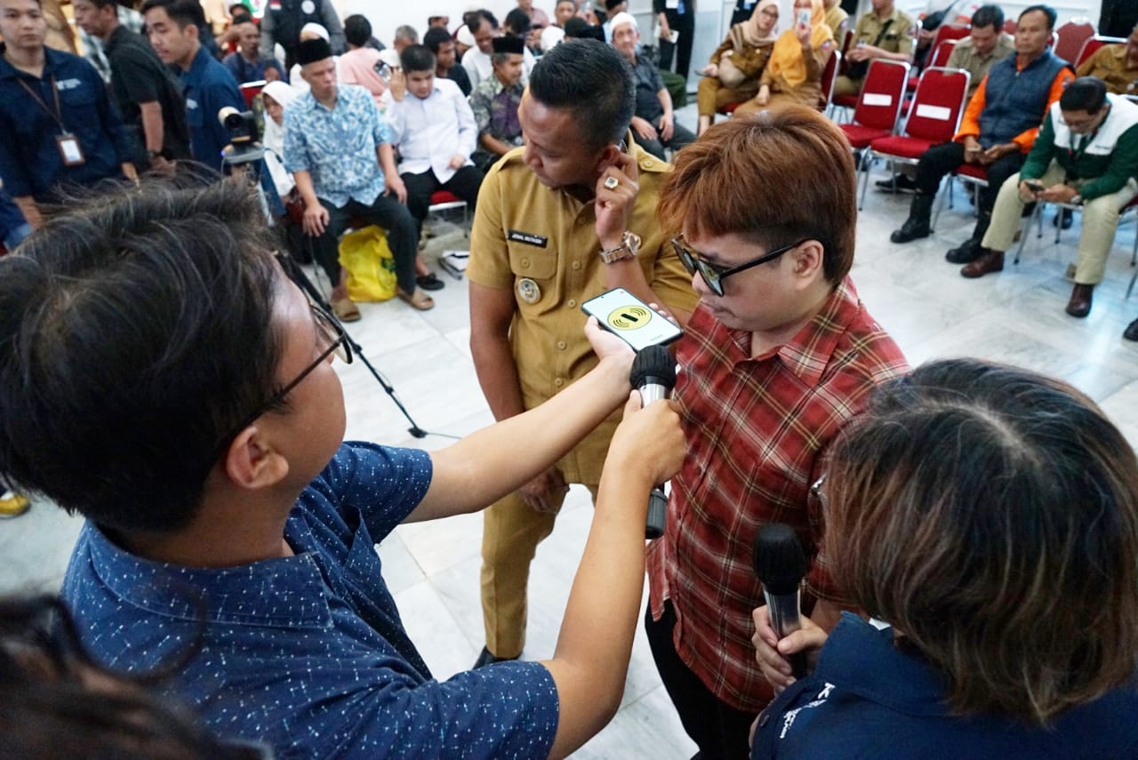 Pemkot Bogor launching fitur Suara Aplikasi Pengaduan Masyarakat Inara untuk disabilitas, Selasa 15 Juli 2025.