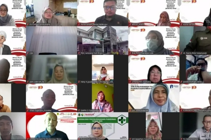 Para ASN di lingkungan Pemkab Bogor mengikuti kegiatan