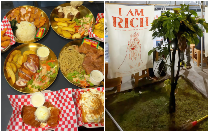 Makan enak, gaya western di tenda pinggir jalan cuman di I Am Rich.