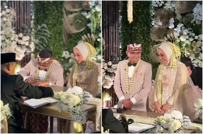 Putra Gubernur Jawa Barat Dedi Mulyadi, Maula Akbar resmi menikah dengan Wakil Bupati Garut Putri Karlina.