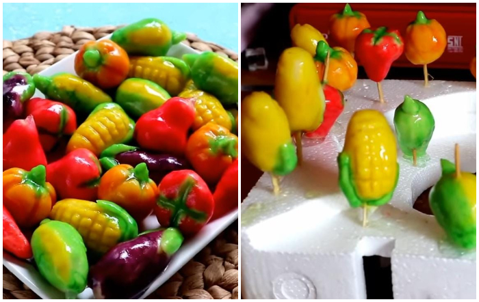 Lukchup, kue mungil rasa manis camilan dari Thailand berbentuk buah-buahan lucu!