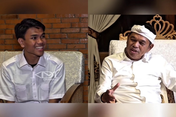 Gubernur Jawa Barat Dedi Mulyadi dan Arya Maulana, Ketua RT Koja, Jakarta.