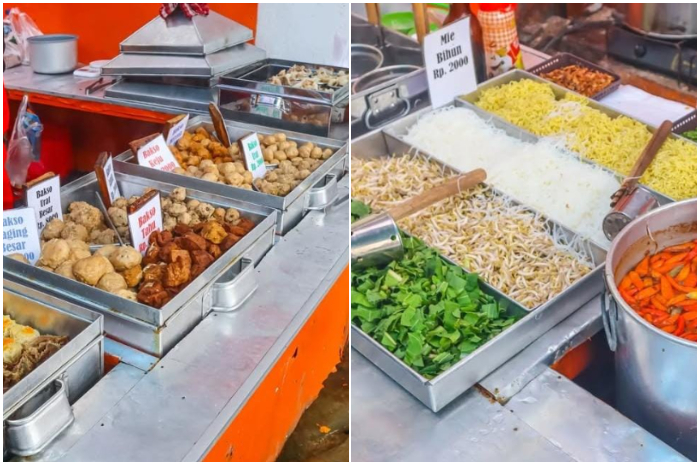 Bakso banyak varian dengan es buahnya yang juara di Bakso Kribo Bogor.