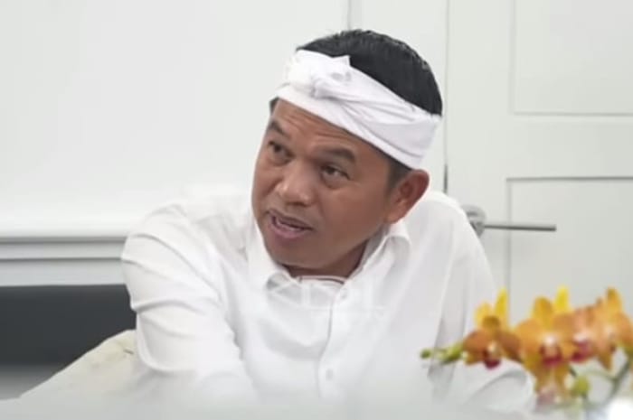 Gubernur Jawa Barat, Dedi Mulyadi, saat mengusulkan kasus SMAN 6 Garut berproses ke polisi