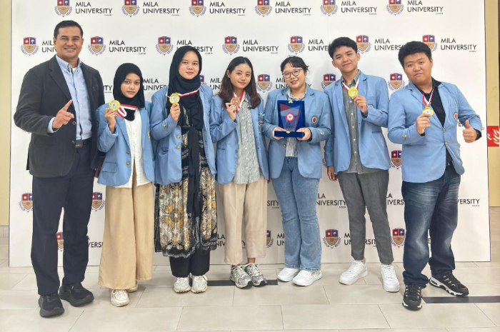 Tim Mahasiswa IBI Kesatuan Bogor meraih The 5th Winner of International Business Plan Competition (IBPC) 2025 di Malaysia