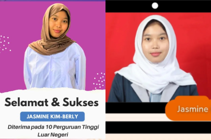 Jasmine Kim-Berly siswa SMAN 1 Dramaga Bogor berhasil menembus 10 universitas luar negeri.