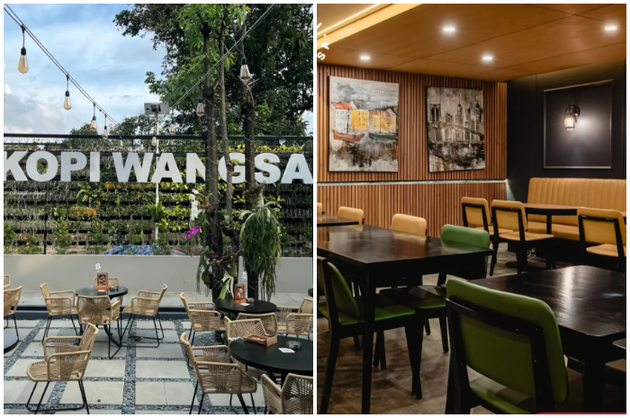 Kopi Wangsa Bogor, tempat ngopi yang mempunyai menu makanan dan minuman mewah.