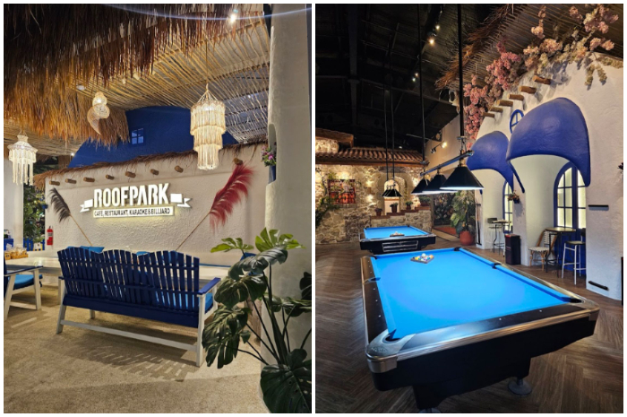 Roofpark Cafe and Restaurant , tempat makan yang vibesnya ala Eropa dan Itali banget.