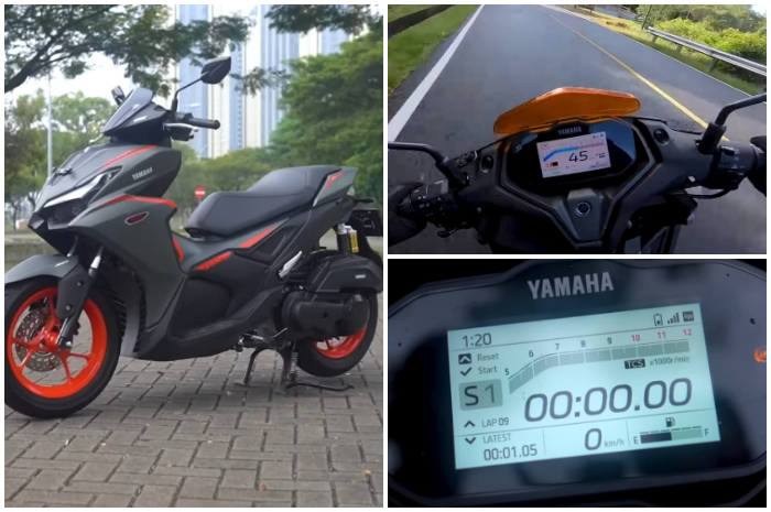 Yamaha Aerox Alpha Turbo, skutik bertenaga yang langsung jadi idola baru.