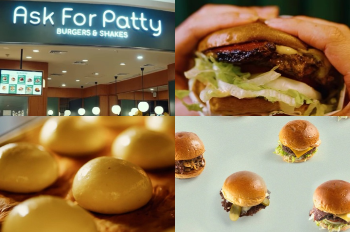 Masakan burger dari Ask For Patty Jakarta menjadi hidangan pencuci mulut yang berisikan kombinasi bumbu lokal dengan resep khas Negeri Paman Sam