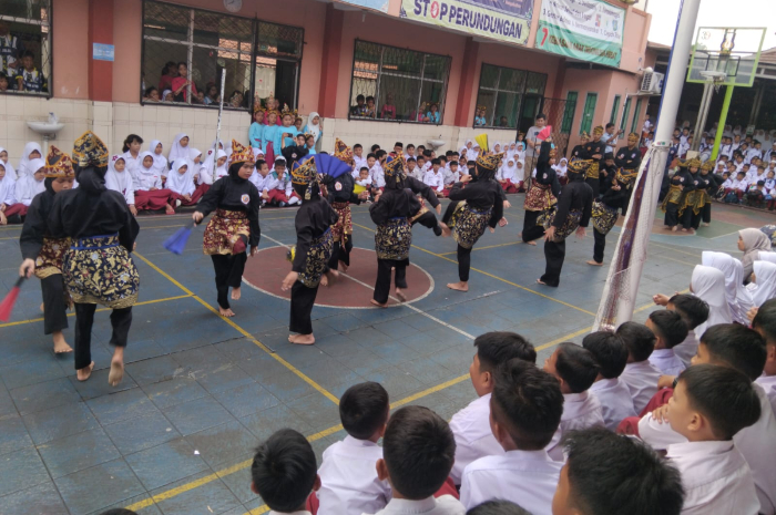 Suasana MPLS hari terakhir di SDN Julang, Tanah Sareal, Kota Bogor