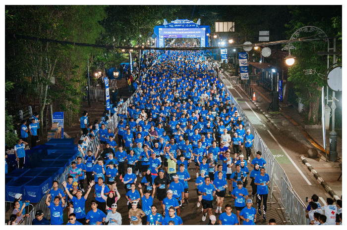 Belasan ribu pelari ramaikan Pocari Sweat Run Indonesia 2025 yang berlangsung di Kota Bandung, Minggu 21 Juli 2025.