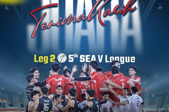 Timnas Voli Putra Indonesia Juara SEA V League 2025 Leg 2.