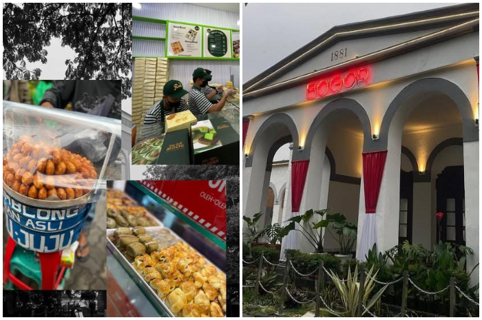 Jajan murah meriah d sekitar Alun-Alun Kota Bogor.