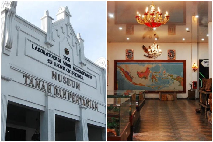 Main sambil belajar di Museum Tanah dan Pertanian Bogor.