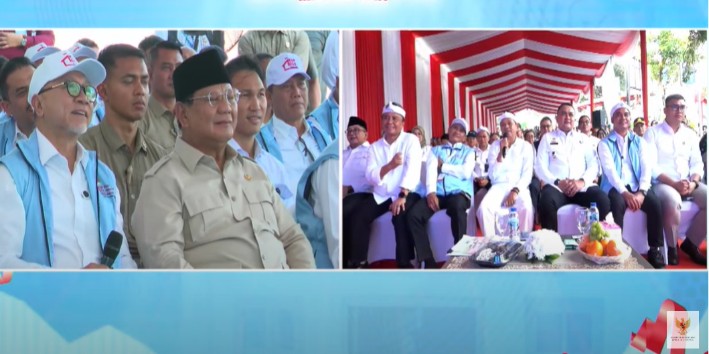Video conference antara Presiden Prabowo Subianto dengan Gubernur Jawa Barat Dedi Mulyadi