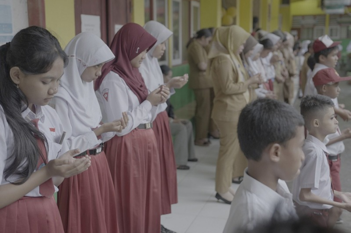 Doa bersama menjadi salah satu rangkaian Hari Anak Nasional 2025 Rabu, 23 Juli 2025.&nbsp;