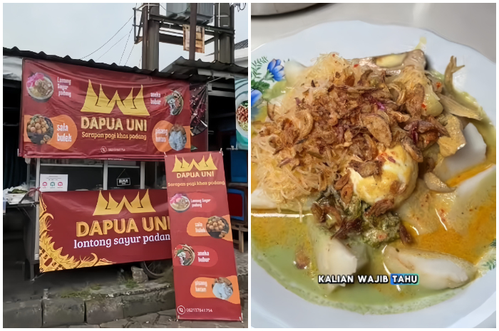 Temukan makanan khas Padang di Dapur Uni Bogor.