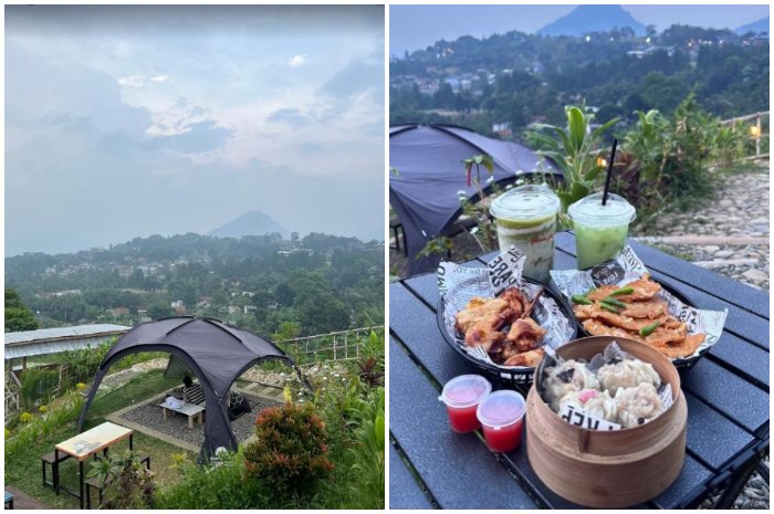 Warung Kopi Suruput Carita di Jl. Bojong Koneng, Babakan, Madang, Kabupaten Bogor.