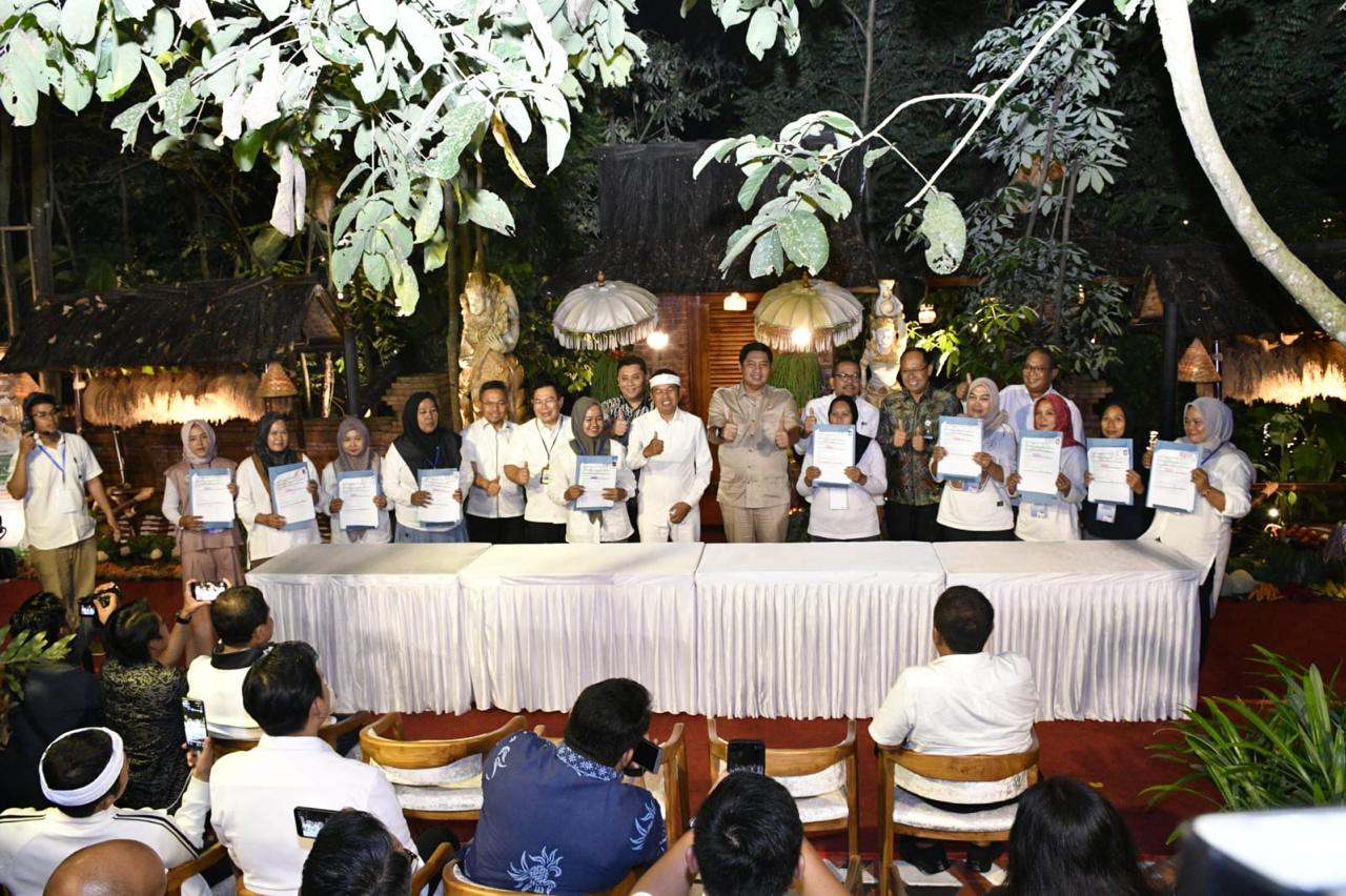Peluncuran layanan ini berlangsung di Lembur Pakuan, Subang, Jawa Barat.