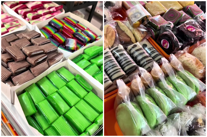 Jajan kue pasar kualitas premium dengan harga terjangkau cuman di Toko Kue Simpang 3 Empang Bogor.