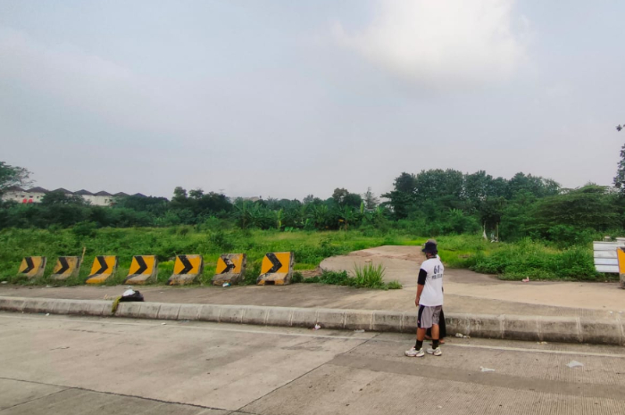 Lokasi yang akan dibangun Tol Desari Tahap 3 di Sawangan, Kota Depok.