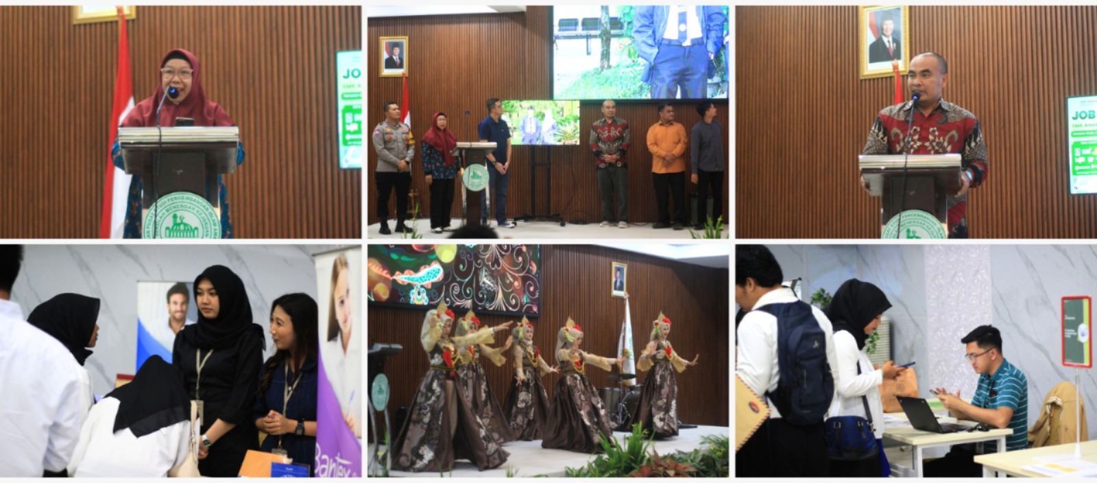 Sejumlah jepretan kegiatan Job Fair di SMK Amaliah 1 dan 2 Ciawi Bogor.