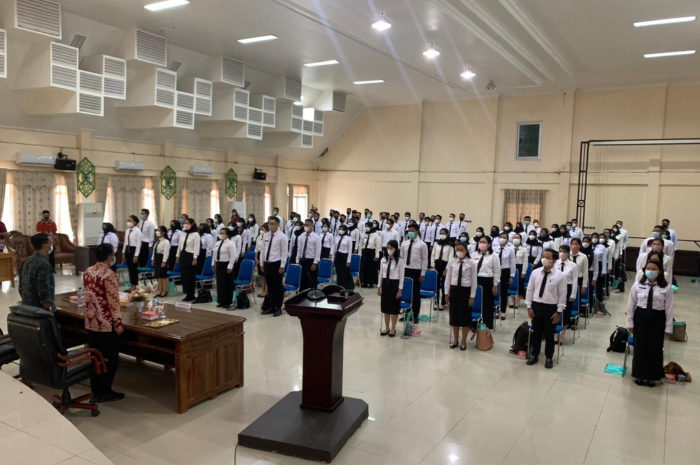 Pengangkatan CPNS di Kalimantan Tengah beberapa waktu lalu