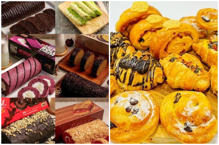 Croissant fully buttery dan bolu lembut ada di Golden France Yasmin.