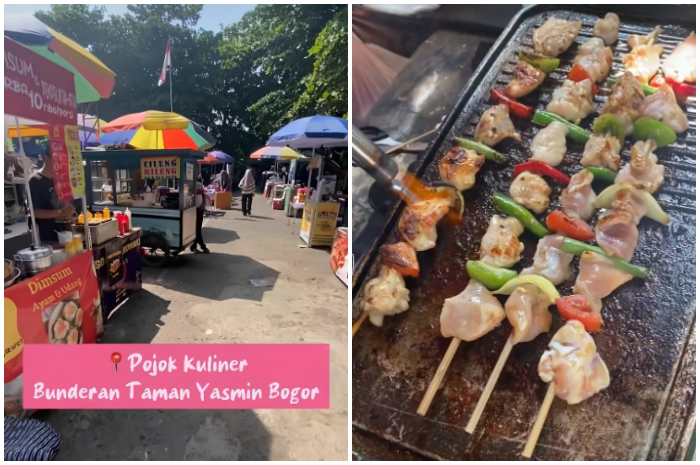Minggu pagi waktunya kulineran di Taman Yasmin Bogor.