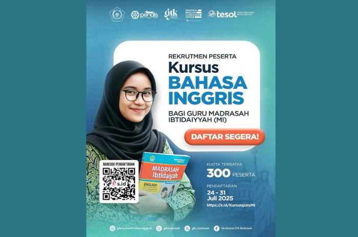 Kursus Bahasa Inggris gratis untuk Guru MI.
