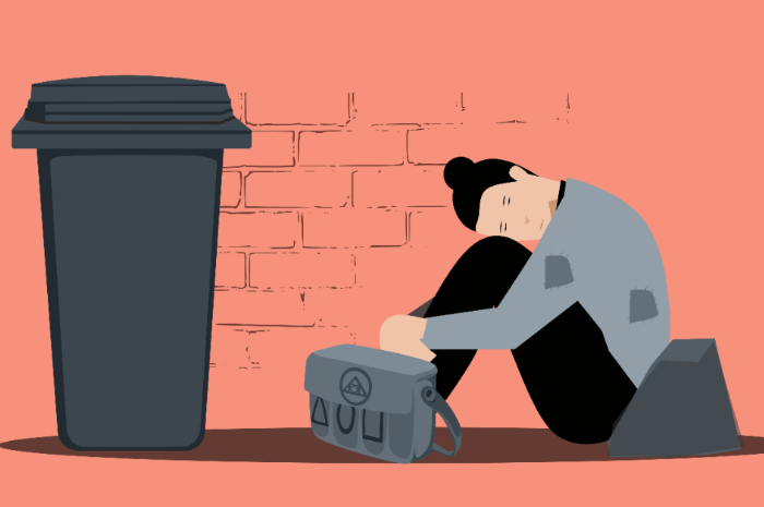 Ilustrasi kategori warga miskin