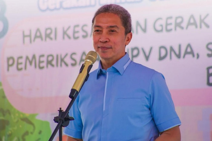 Walikota Bogor menekankan pentingnya program CKG saat menghadiri kegiatan Gerakan Deteksi Dini Kanker