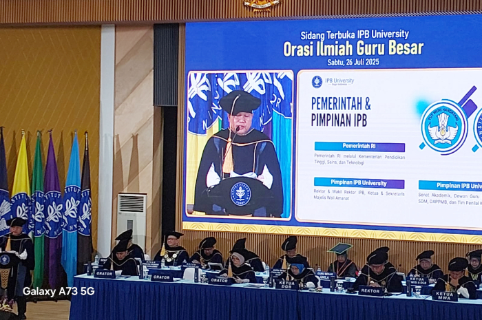 Orasi ilmiah&nbsp;Prof. Dr. Ir. Amiruddin Saleh, M.S., Guru Besar Tetap Fakultas Ekologi Manusia (FEMA) IPB University