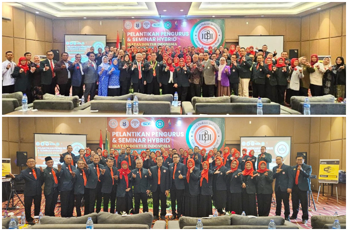 Pelantikan Pengurus IDI Kabupaten Bogor periode 2025-2028