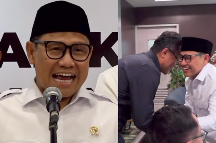 Menko Pemberdayaan Masyarakat Muhaimin Iskandar saat memberikan pandangan terkait pentingnya kolaborasi dunia industri dan perusahaan memberdayakan generasi muda.