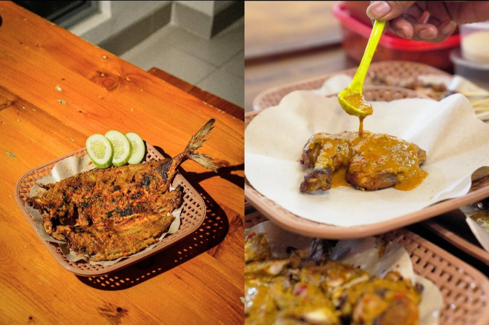 Ayam Bakar Asap Jimbaran tawarkan sensasi rasa autentik khas Bali, lengkap dengan aroma asap kuat dan porsi mengenyangkan.