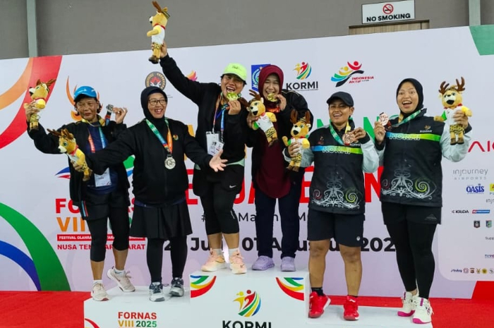Pegiat olahraga tonis Jawa Barat berada di podium medali.
