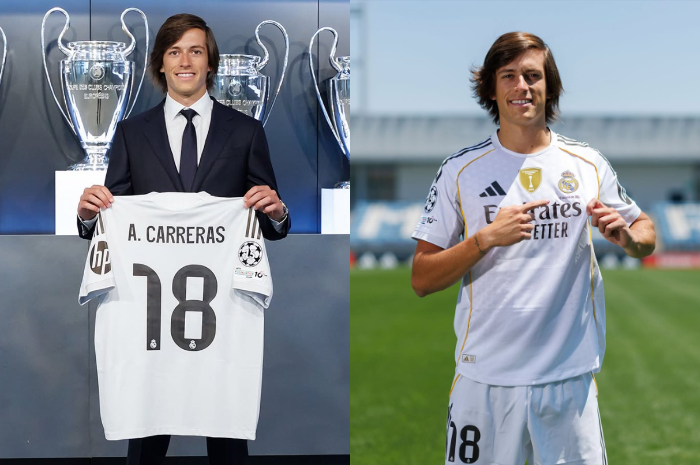 Bek kiri Alvaro Carreras dibeli sepuluh kali lipat lebih mahal oleh Real Madrid dari SL Benfica pada musim panas kali ini.
