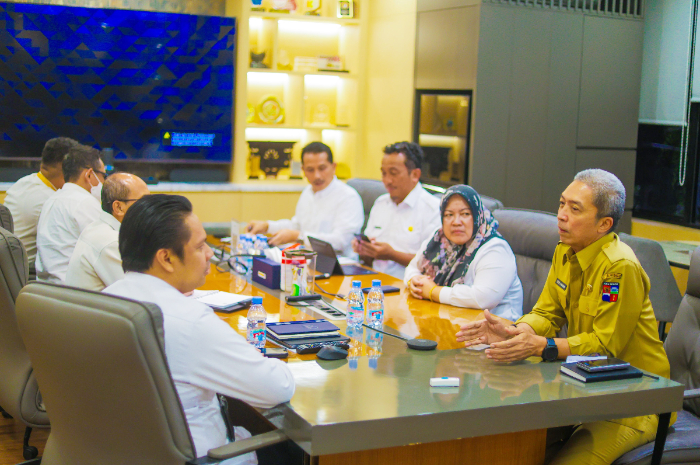 Pertemuan Wali Kota Bogor Dedie Rachim dengan Dirjen Bina Marga Kementerian PU.