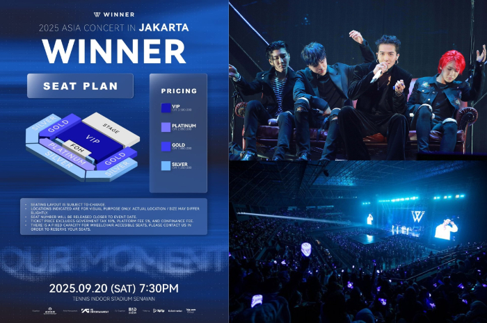 WINNER siap konser di Jakarta