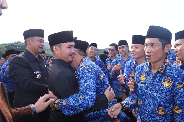 Pelantikan 9.051 PPPK 2024 tahap 1 di Kabupaten Bekasi.
