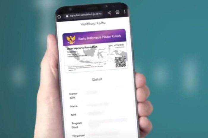 Ilustrasi rekening KIP Kuliah