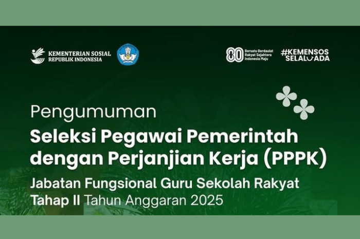 Inilah syarat dan jadwal seleksi PPPK Guru Sekolah Rakyat 2025 Tahap 2.