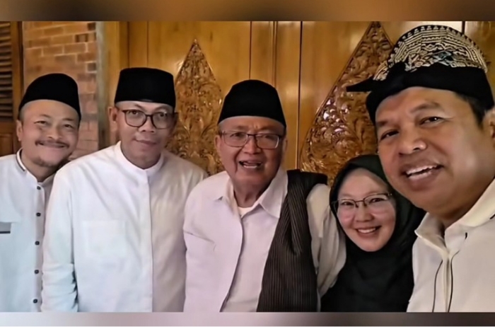 Gubernur Jawa Barat, Dedi Mulyadi dan tokoh-tokoh pengurus NU Jabar.