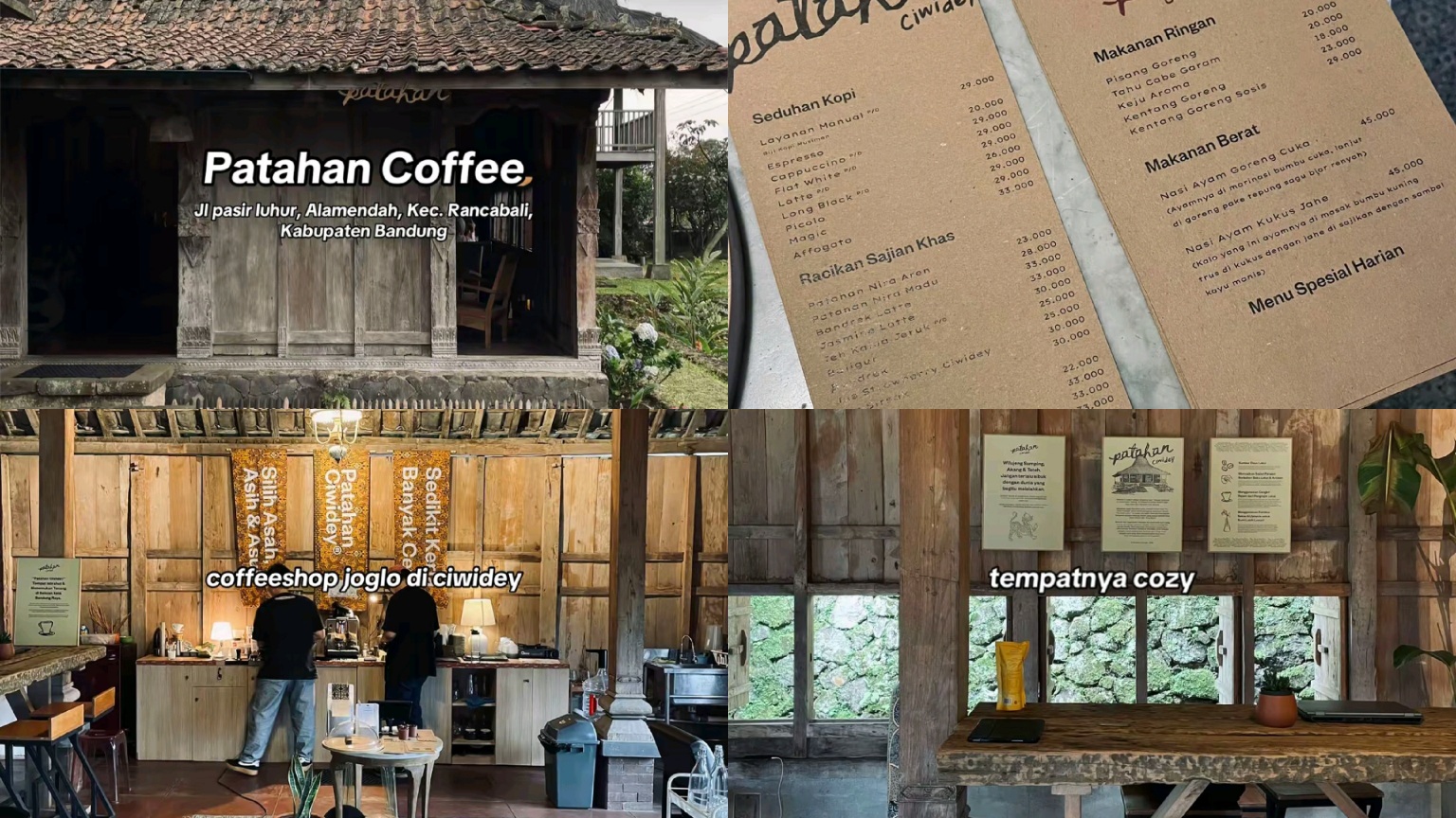 Patahan Coffee Ciwidey Bandung.